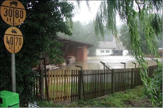 Land unter beim Spitzer in Hammel